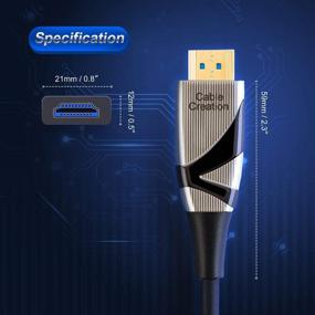 img 3 attached to Кабель CableCreation Optical с поддержкой HDCP2 2, скорость передачи до 18Gbps.