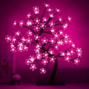 img 4 attached to Украшение вишневого цвета Lights Bonsai