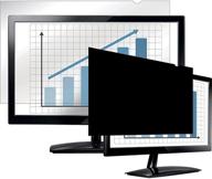 🔒 fellowes privascreen privacy filter: enhanced privacy for 27.0 inch widescreen monitors 16:9 (4815001), black logo