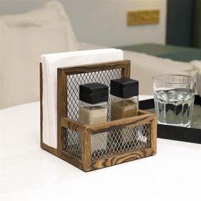 img 2 attached to MyGift Rustic Kitchen Tabletop Storage