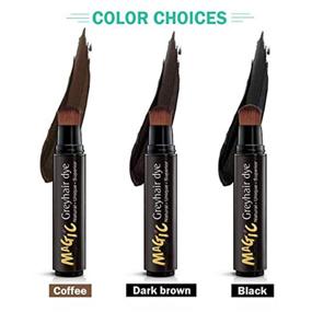 img 3 attached to 🍵 GOWWIM Coffee Root Touch Up Stick - Semi-Permanent Hair Color Pen to Cover Gray Roots, Hair Dye for Root Touch-Up