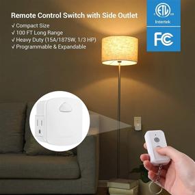 img 3 attached to 🔌 Effortless Wireless Control with DEWENWILS Electrical Interference Eliminator