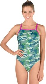 img 2 attached to Speedo Turnz Endurance Piece Swimsuit Sports & Fitness in Water Sports