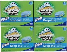 img 1 attached to 🧼 Powerful Cleaning Action with Vanish Scrubbing Bubbles Drop-Ins - Pack of 12, 1.7 Oz each