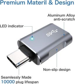 img 3 attached to Enhance Connectivity and Compatibility 🔌 with Thunderbolt Indicator Adapter for Chromebook Pixelbook