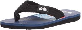 img 4 attached to Quiksilver Molokai Layback Youth Flip Flop Boys' Shoes