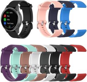 img 2 attached to ZSZCXD Compatible Vivoactive Replacement WatchBand Wellness & Relaxation