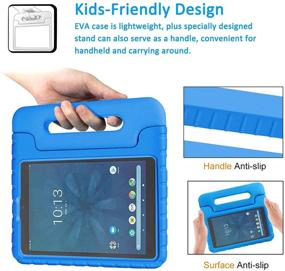 img 3 attached to Blosomeet Onn 7 Inch Tablet Case for Kids - Lightweight, Rugged, and Shockproof Accessories for Walmart Onn Tablet Users