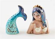 🧜 splendid mermaid princess salt and pepper shakers: elegance and function combined logo