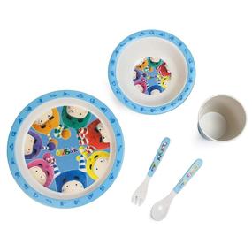 img 4 attached to Dinnerware Eco Friendly Childrens Utensils Non Toxic