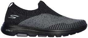 img 1 attached to Skechers Merrit Stretch Performance Walking Charcoal: Ultra-Comfort & Durability for Active Walking