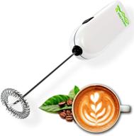 🥛 silver matchadna handheld electric milk frother with battery operation (round tip model 2) logo