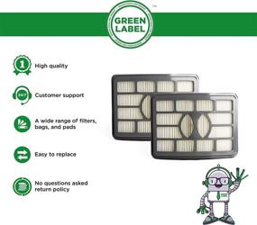 img 3 attached to 🔍 2-Pack XHF500 HEPA Filter Replacement by Green Label Brand for Shark Rotator Pro and Rotator Pro Lift-Away Vacuum Cleaners