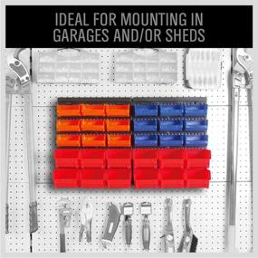img 1 attached to 🗄️ Sedy Mounted Storage Organizer: Convenient Space-Saving Mounting Solution