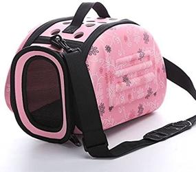 img 3 attached to 🐾 Convenient Foldable Pet Carrier: Collapsible Travel Kennel for Dogs, Cats, and Small Animals - Portable Shoulder Bag for Easy Transportation and Outdoor Adventures