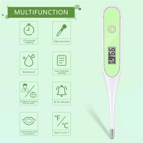 img 3 attached to Термометр для подмышек Ректальный водонепроницаемый звуковой сигнал