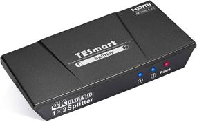 img 4 attached to 🔌 Умный HDMI-сплиттер TESmart 4K 1 в 2: HDR10, 4K@60hz, HDCP 2.2, совместимый с CEC