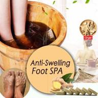 10-piece ginger foot and hand salt soaks for foot care: reducing fatigue, enhancing sleep, and alleviating foot pain - effective foot care treatment logo