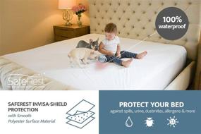 img 3 attached to 🛏️ Ultimate Protection: SafeRest Twin XL Size Classic Plus Waterproof Mattress Protector - Vinyl Free
