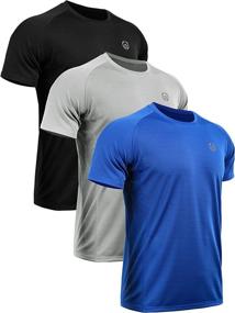 img 4 attached to Neleus Men's Moisture-Wicking Mesh Athletic T-Shirts