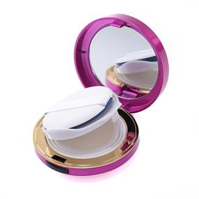 img 2 attached to 💄 Luxury Portable Circular Container Foundation