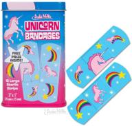 🦄 enchanted unicorn bandages by accoutrements - pack of 2 tins, 30 bandages in total логотип