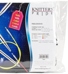 img 1 attached to 🧶 Повысьте свой опыт вязания с набором сменных спиц Knitter's Pride KP120601 Nova Platina Deluxe