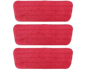 img 4 attached to 🧹 High-Quality Microfiber Mop Refill Pads - Replacement Heads for Rubbermaid Reveal, Libman, Cxhome, Norwex, and Bona Mops - Wet/Dry Floor Cleaning Pads - Pack of 3