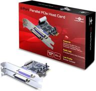 💻 enhance your pc's connectivity with the vantec 2-port parallel pcie host card (ugt-pce20pl) логотип