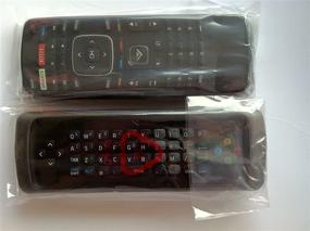 img 1 attached to 📺 Vizio XRV1TV QWERTY Remote Control: Navigate Netflix, Amazon, and Vudo with Dual Side Keyboard and Internet Key Access