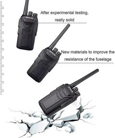 img 2 attached to Retevis RT27 Long Range Rechargeable Walkie Talkies for Adults - 5 Pack Bundle 📞 with Hands-Free VOX, Heavy-Duty Durability, and 5-Port USB Charger - Ideal for Business, Work, and School