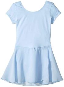 img 1 attached to 🩰 AUKARENY Girls' Skirted Sleeve Ballet Leotard: Stylish and Active Clothing