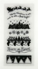 img 2 attached to Inkadinkado Clear Stamps Holiday Silhouette