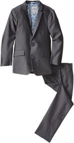 img 2 attached to Stylish Appaman Big Boys' Classic Mod Suit: Vintage Black Elegance!