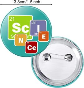 img 3 attached to Pieces Science Pinback Buttons Accessory