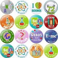 pieces science pinback buttons accessory logo