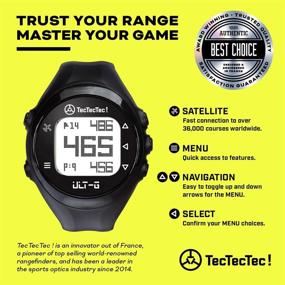img 3 attached to TecTecTec ULT-G Golf GPS Watch: Preloaded Worldwide Courses, Lightweight & User-friendly