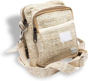 img 1 attached to 👜 Handcrafted Hemp Crossbody Bag - Sustainable and Stylish Crossbody Purse