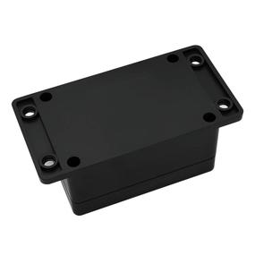 img 2 attached to 🔌 Waterproof Dustproof Junction Box IP65 ABS Plastic Universal Electric Enclosure - Black with Fixed Ear - 3.94" x 2.68" x 1.97" (100 x 68 x 50 mm) - Pack of 2