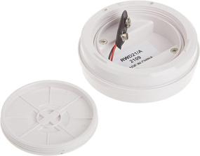 img 2 attached to Honeywell Home RWD21 Water Leak Alarm: Superior Protection by Resideo, in Sleek White