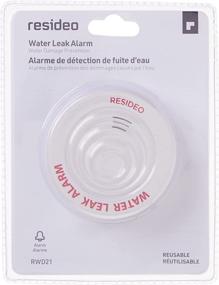 img 1 attached to Honeywell Home RWD21 Water Leak Alarm: Superior Protection by Resideo, in Sleek White