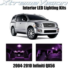 img 4 attached to XtremeVision Interior LED For Infiniti QX56 2004-2010 (13 Pieces) Pink Interior LED Kit Installation Tool