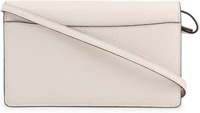 img 1 attached to 👜 Fashionably Functional: Coach Foldover Clutch Crossbody Khaki Women's Handbags & Wallets for Stylish Convenience