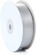 🎀 iflove grey ribbon: high-quality satin ribbons for gift wrapping crafts, 25 yards – perfect for sewing, hair bows, flower arranging and home decorating logo