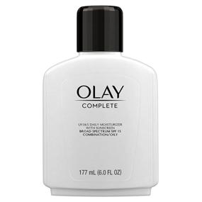 img 2 attached to 🌞 Olay Complete Lotion All Day Face Moisturizer for Combination/Oily Skin with SPF 15, 6 Fl Oz (Pack of 2) - Effective Daily Moisturizer for Healthy Skin