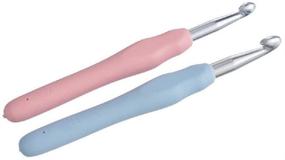 img 4 attached to Anti Slip Crochet Hooks Set - Ergonomic Handles for Extreme Comfort | Ideal for Arthritic Hands | Smooth Needles for Superior Results | Suitable for All Patterns and Yarns (7-8mm, Random Color)