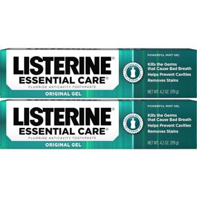 img 3 attached to 💪 Powerful Mint Gel: Listerine Essential Care Toothpaste - 4.2oz Tubes (Pack of 2)