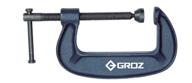 💪 groz 35803 8 ductile c clamp: unmatched grip and durability for heavy-duty projects logo