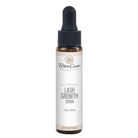 img 4 attached to 🌿 Rowe Casa Organics Lash and Eyebrow Growth Serum - Natural Castor Oil for Organic Lash and Brow Enhancement