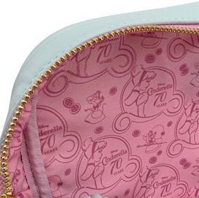 img 1 attached to 👑 Luxe and Timeless: Loungefly x Disney Cinderella 70th Anniversary Pearl Handle Crossbody Bag